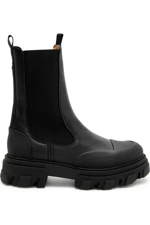 Ganni Mid-calf Faux Leather Boots - - 40 (IT40 / UK7)