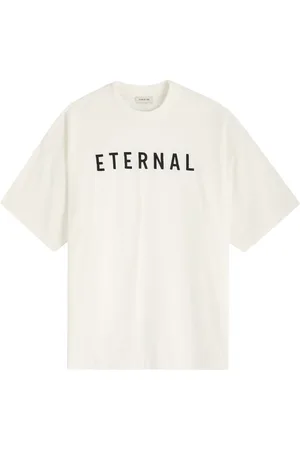 FEAR OF GOD Logo-embroidered Cotton T-shirt - - L