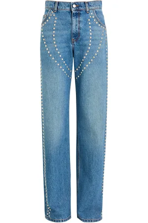 Stella McCartney Stud-embellished Straight-leg Jeans - - 26 (W26 / UK8 / S)