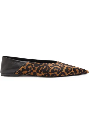 Saint Laurent Nour -print Calf-hair Flats - 36 (IT36 / UK3)