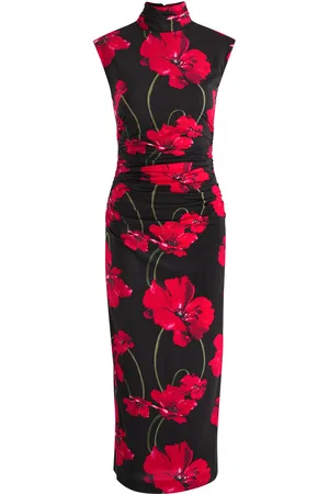 Rebecca Vallance Floral-print Jersey Midi Dress - - 14 (UK14 / L)