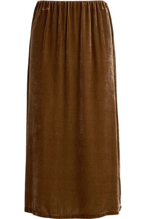 By Malene Birger Boshan Velvet Midi Skirt - - 40 (UK12 / M)