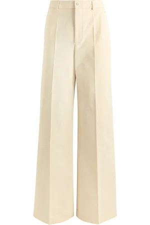 Moncler Wide-leg Twill Trousers - - 44 (UK12 / M)