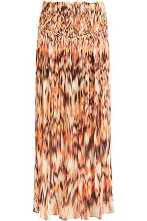 Isabel Marant Rolande Printed Silk-chiffon Midi Skirt - - 36 (UK8 / S)