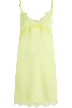 Simone Pérèle Simone PÉRÈLE Satin Secrets Lace-trim Satin Night Dress - - 3 (UK 12 / M)