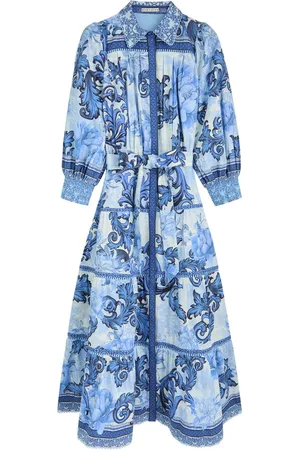 ALICE+OLIVIA Geneva Stretch-cotton Midi Shirt Dress - - L (UK14 / L)