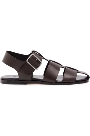 Aeyde Whit Leather Fisherman Sandals - - 36 (IT36/ UK3)
