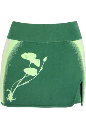 PH5 Casia Dégradé-intarsia Stretch-knit Skort - - L (UK14 / L)