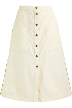 Moncler Shell Midi Skirt - - 38 (UK6 / XS)
