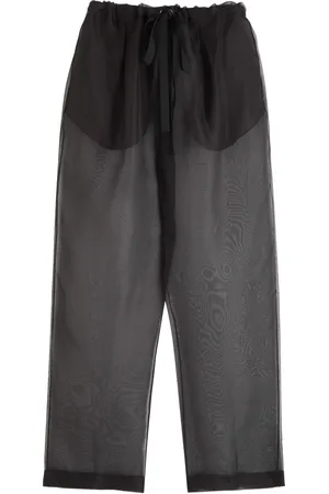 Khaite Trenton Tapered-leg Organza Trousers - - M (UK12 / M)