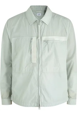 C.P. Company Logo-embroidered Shell Overshirt - - L