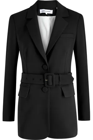 VERONICA BEARD Ryanne Dickey Belted Stretch-twill Blazer - - 4 (UK8 / S)