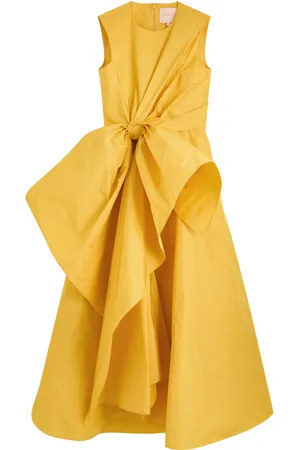 Roksanda Nura Bow-embellished Shell Midi Dress - - 10 (UK10 / S)