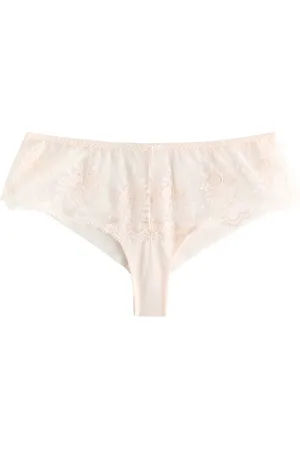 Simone Pérèle Simone PÉRÈLE Intrigue Embroidered Tulle Briefs - - 3 (UK 12 / M)