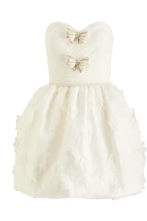 Self-Portrait Embellished Organza Mini Dress - - 10 (UK10 / S)
