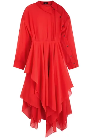 A.W.A.K.E. MODE Organza Silk-chiffon Shirt Dress - - 40 (UK12 / M)