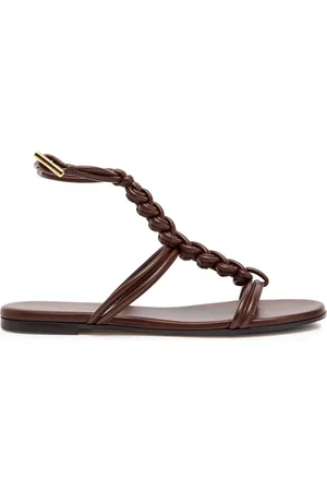 Gianvito Rossi Capua Braided Leather Sandals - - 36 (IT36 / UK3)