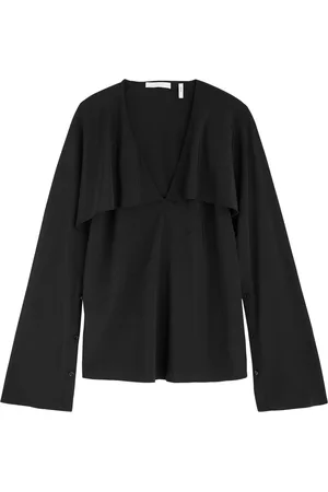 Helmut Lang Silk Crepe de Chine Blouse - - S (UK8-10 / S)