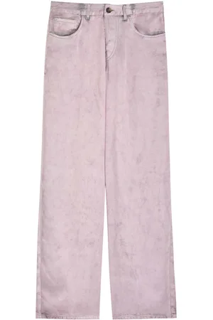 haikure Bethany Crack Print Silk Jeans - - 24 (W24 / UK6 / XS)