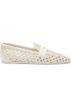 Stuart Weitzman Thea Woven Leather Loafers - - 37 (IT37/ UK4)