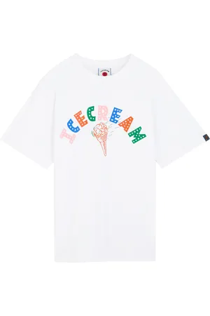ICECREAM Logo-print Cotton T-shirt - - L