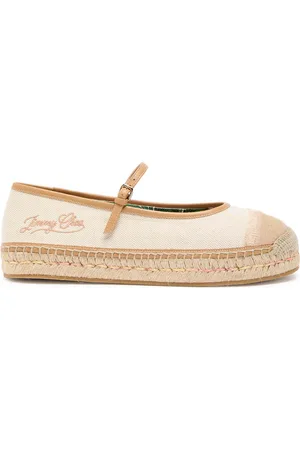 Jimmy Choo Aciel Canvas Espadrille Flats - - 36 (IT36 / UK3)