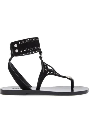 Isabel Marant Isabel Marant étoile Edil Studded Brushed Suede Sandals - - 36 (IT36/ UK3)