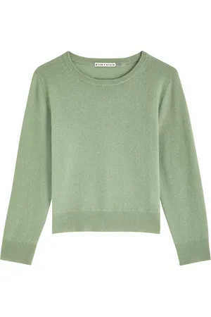 ALICE+OLIVIA Carolann Shrunken Cashmere-blend Jumper - - M (UK12 / M)