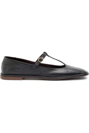 The Row Leather Mary Jane Flats - - 37 (IT37 / UK4)