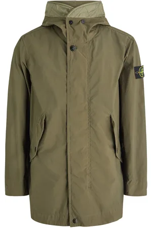 Stone Island Light Compact Shell Parka Coat - - M