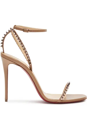 Christian Louboutin So Me 100 Studded Leather Sandals - - 3