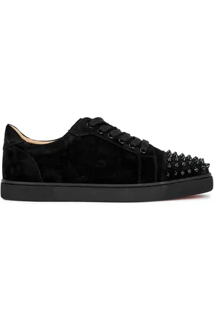 Christian Louboutin Vieira Spikes Suede Sneakers - 2