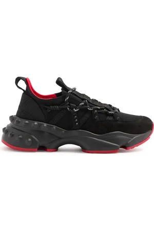 Christian Louboutin Trailnrun Panelled Knitted Sneakers - - 38 (IT38 / UK5)