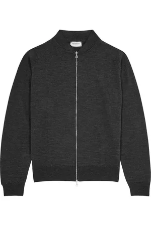 JOHN SMEDLEY Maclean Wool Cardigan - - S