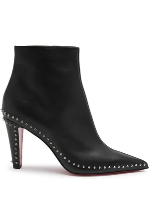 Christian Louboutin Vidura 85 Embellished Leather Ankle Boots - - 4
