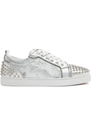 Christian Louboutin Louise Junior Metallic Leather Sneakers - - 36 (IT36 / UK3)