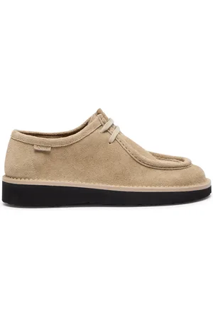Loewe Faro Suede Derby Shoes - - 40 (IT40 / UK6)
