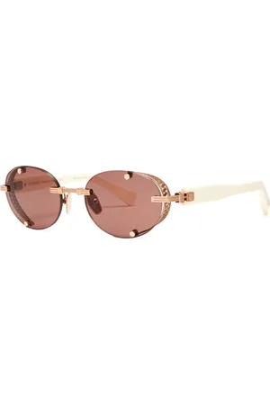 Balmain Monsieur Rimless Oval-frame Sunglasses - - One Size