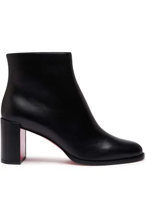 Christian Louboutin Adoxa 70 Leather Ankle Boots - - 36 (IT36 / UK3)