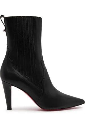 Christian Louboutin Santigag 85 Leather Ankle Boots - - 36 (IT36 / UK3)