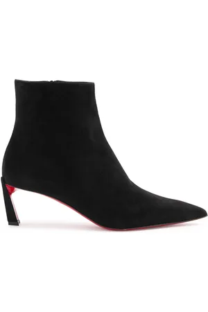 Christian Louboutin Condora 55 Suede Ankle Boots - - 36 (IT36 / UK3)