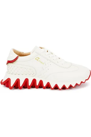 Christian Louboutin Loubishark Donna White Leather Sneakers - - 3