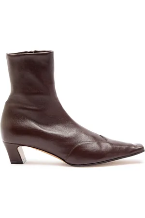 Khaite Nevada 40 Leather Ankle Boots - - 41 (IT41 / UK8)