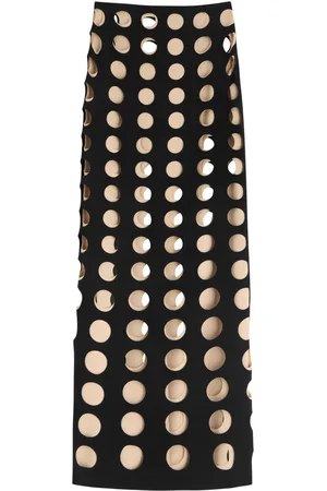 A.W.A.K.E. MODE Laser-cut Cut-out Crepe Maxi Skirt - - 40 (UK12 / M)