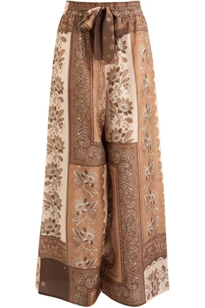 ZIMMERMANN Lucky Printed Silk Trousers - - 0 (UK 8 / S)