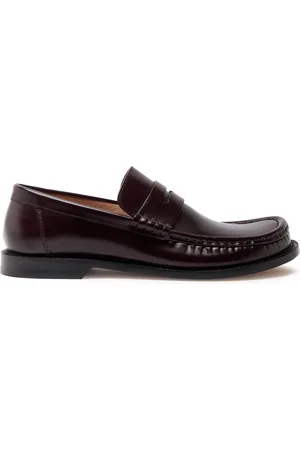 Loewe Campo Glossed Leather Loafers - - 38 (IT38 / UK5)