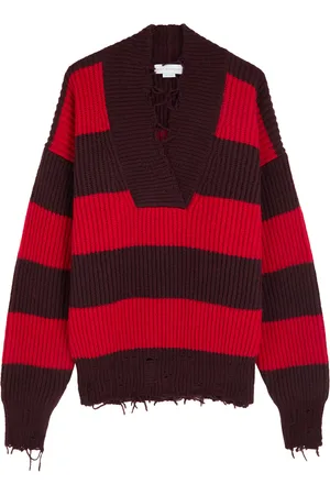 Stella McCartney Striped-intarsia Knit Jumper - - L (UK14 / L)