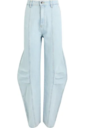 ROTATE Pleated Barrel-leg Jeans - - 36 (UK8 / S)
