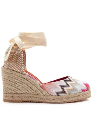 Missoni Eva 80 Zigzag Wedge Espadrilles - - 38 (IT38 / UK5)