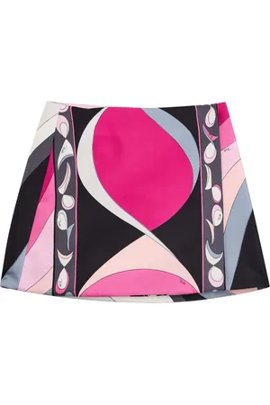 Puccini Gonna Printed Silk Mini Skirt - - 44 (UK12 / M)